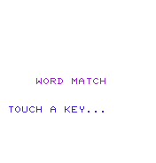 Word Match